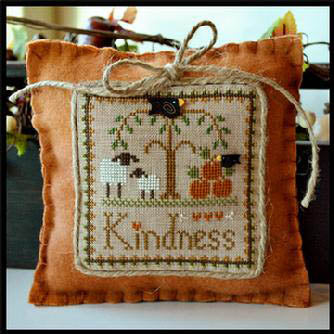 Little Sheep Virtues 10-Kindness | (#069) Little House Needleworks
