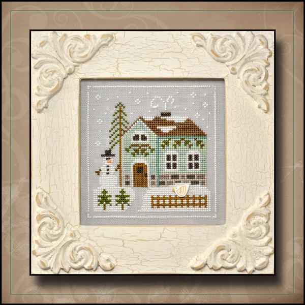 Frosty Forest 3 - Snowman's Cottage (#183) | Country Cottage Needleworks