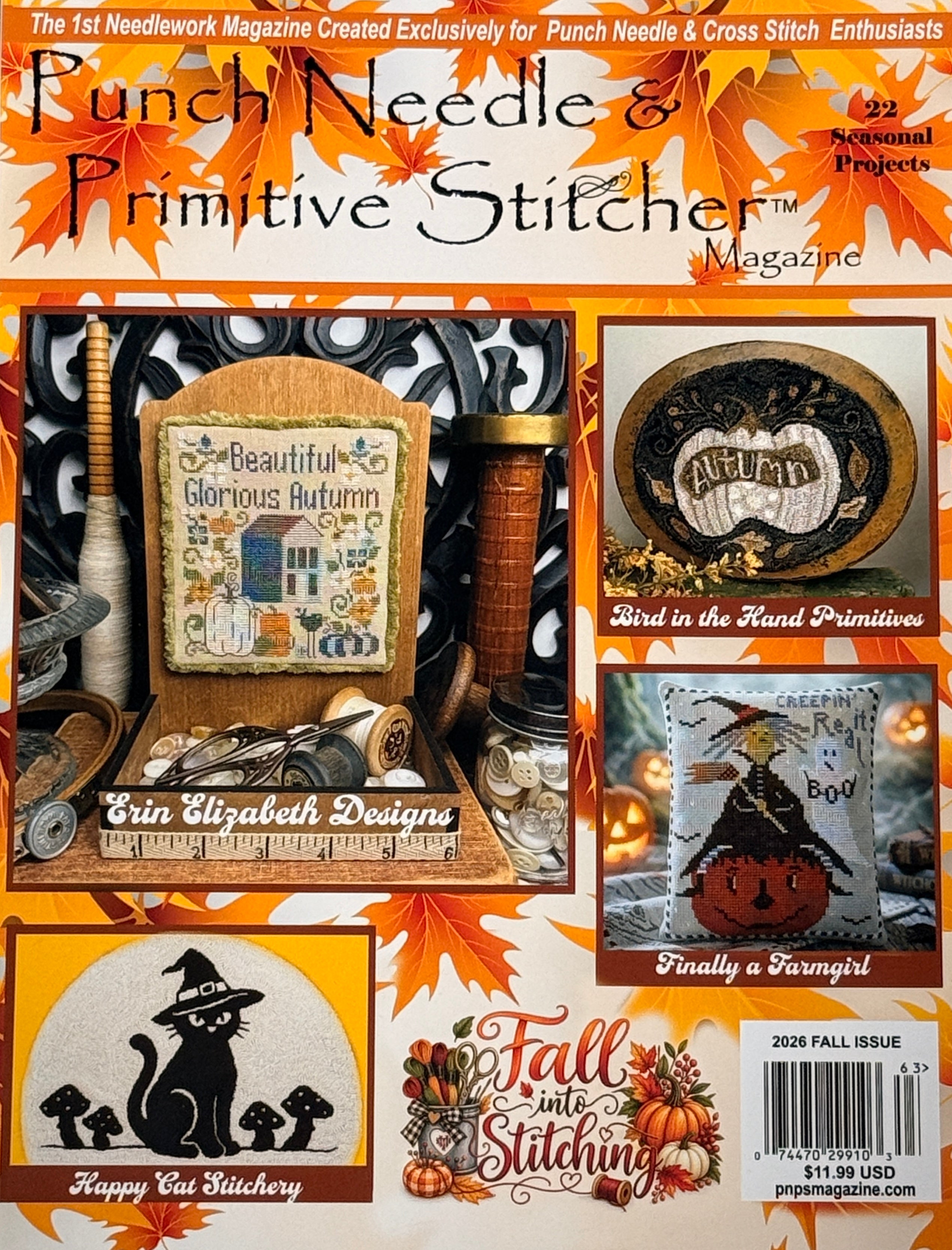 2026 Fall Issue PNPS | Punch Needle & Primitive Stitcher Magazine