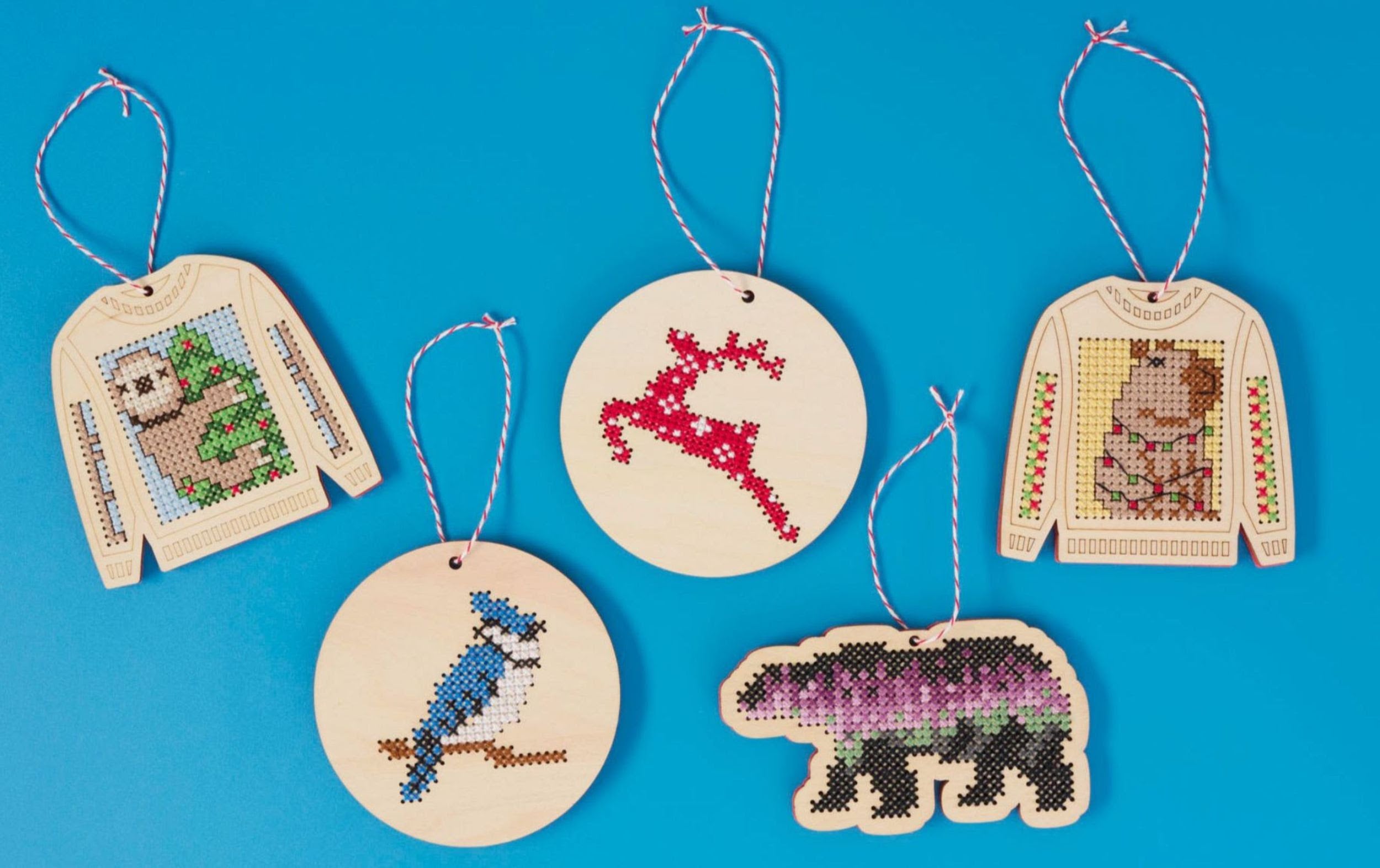 2026 Ornament Kits ($20 ea) | Canadian Stitchery