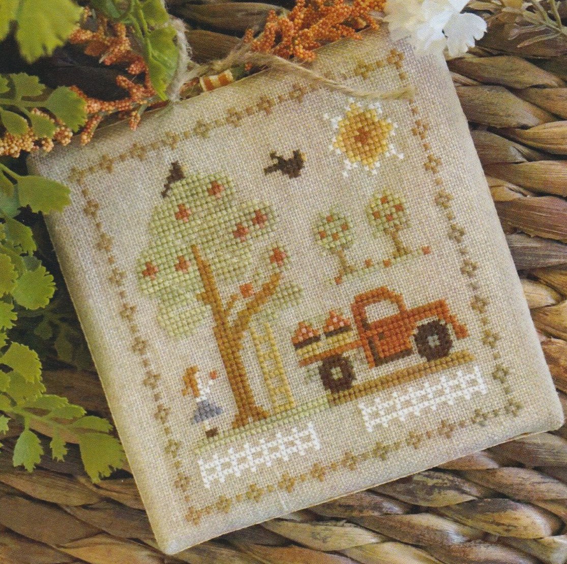 Fall On The Farm 4 - Pick Your Own (#570) | Little House Needleworks
