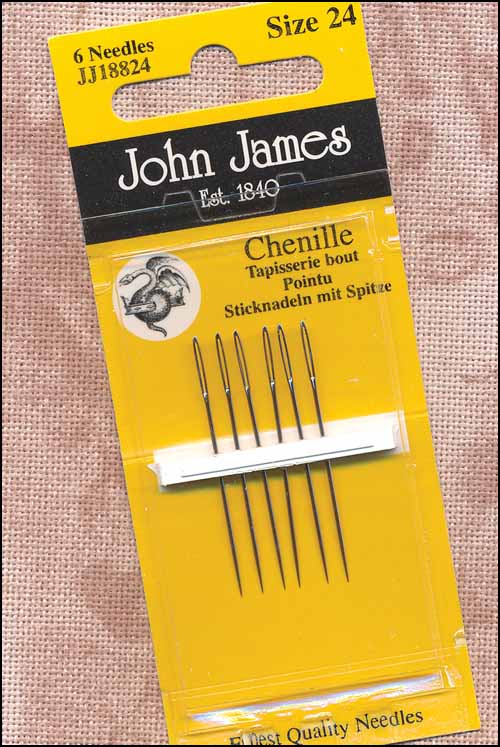 John James Chenille Needles Size 24 | John James