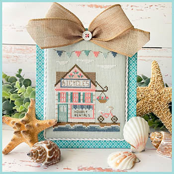 Beach Boardwalk Bike Shop | Little House Needleworks