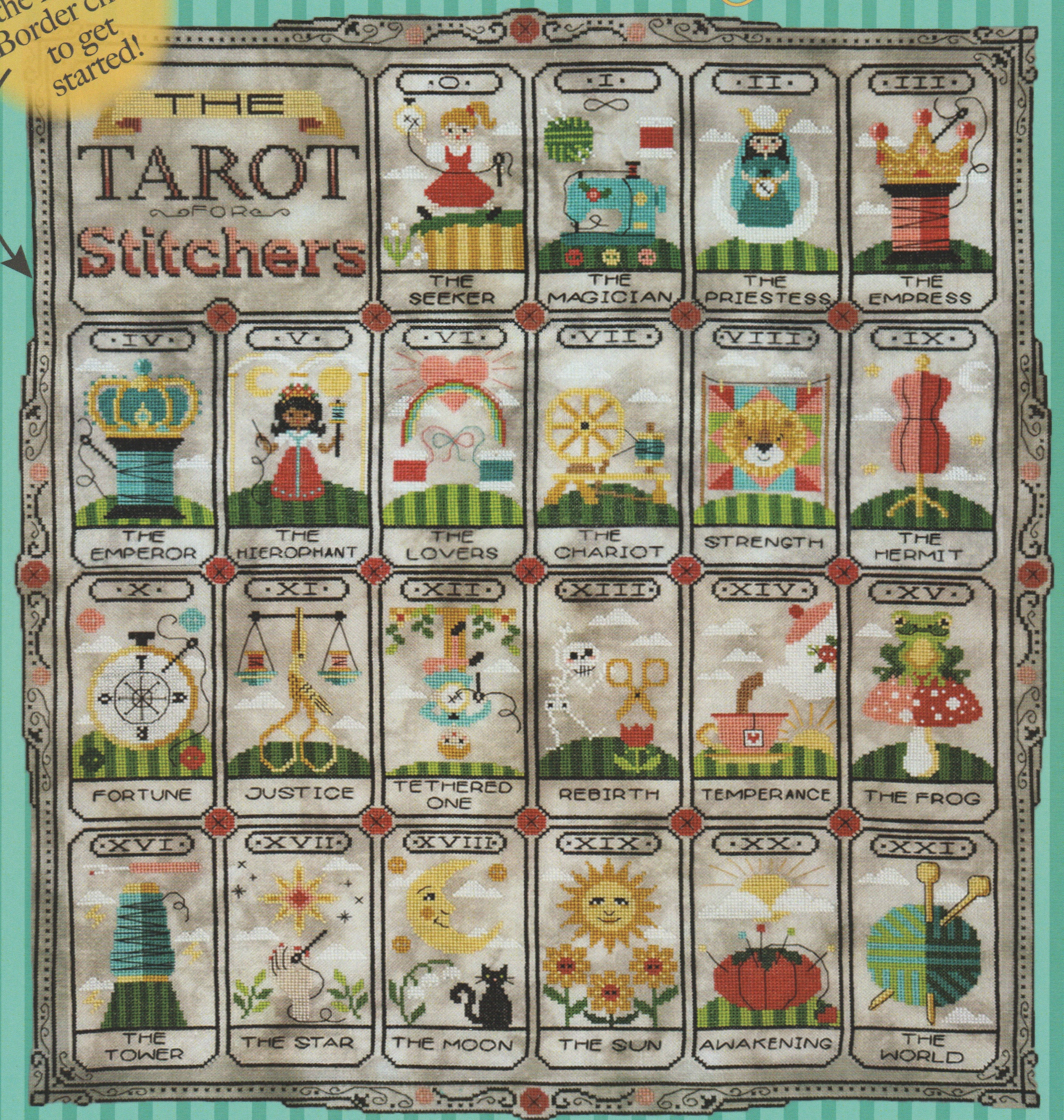 Tarot For Stitchers 11 | Tiny Modernist Inc