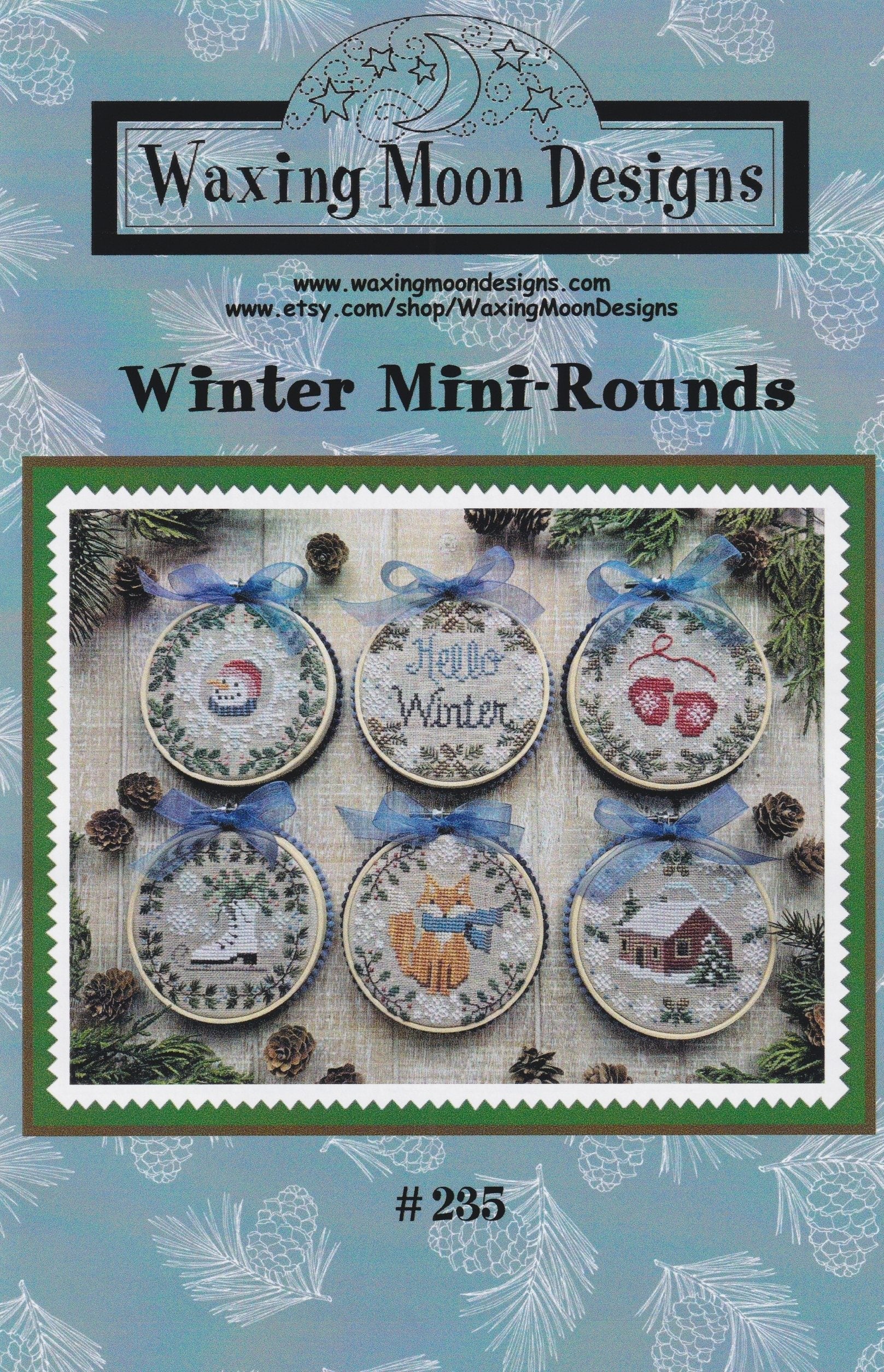 Winter Mini Rounds | Waxing Moon Designs