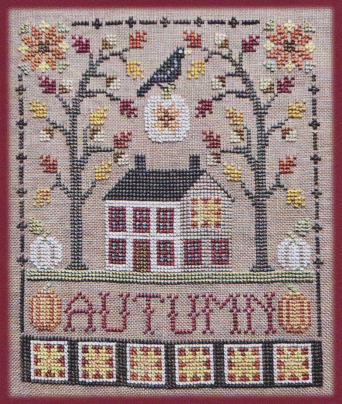 Autumn Saltbox | Waxing Moon Designs