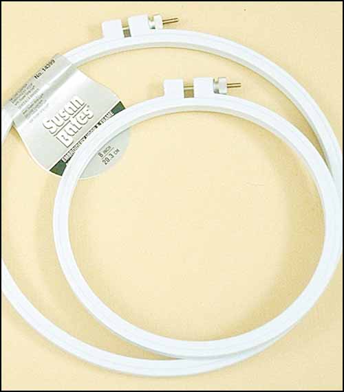 8" Plastic Embroidery Hoop | Frank A. Edmunds CO.