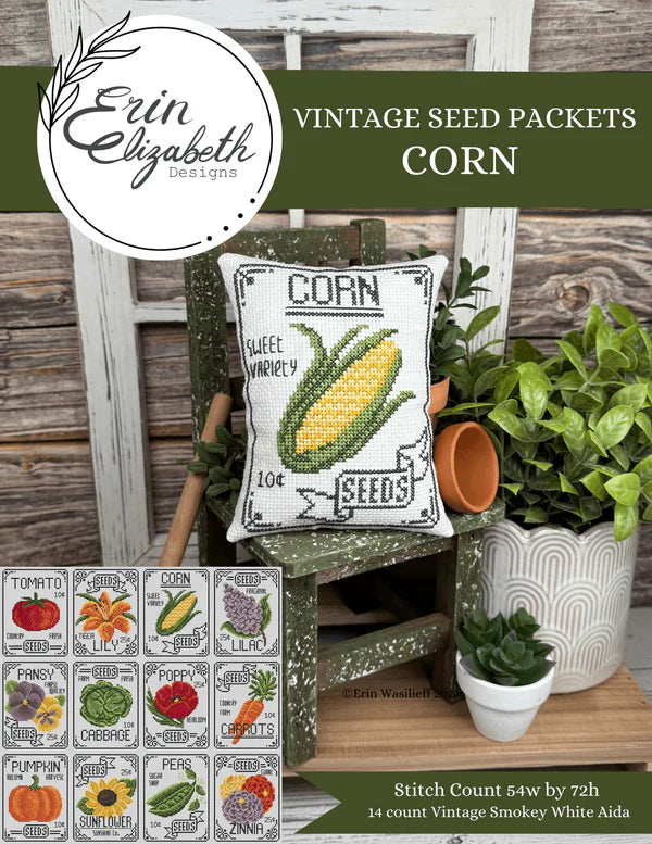 Vintage Seed Packets - Peas | Erin Elizabeth Designs