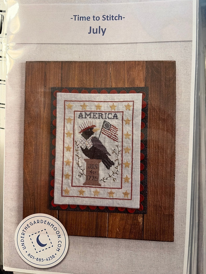 Time to Stitch - July | Under the Garden Moon