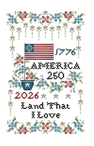 America 250 (#1072) | Kitty & Me Designs