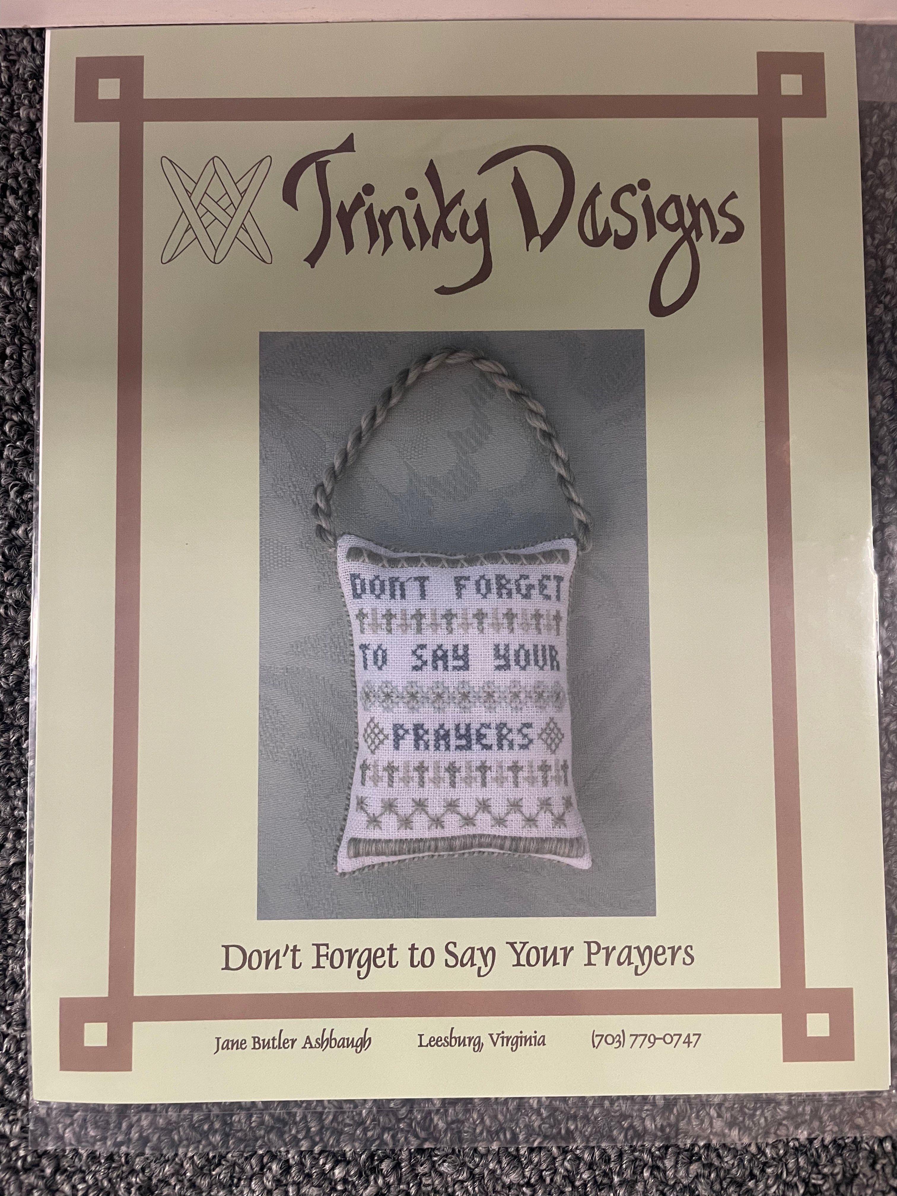 Don't Forget to Say Your Prayers | Trinity Designs