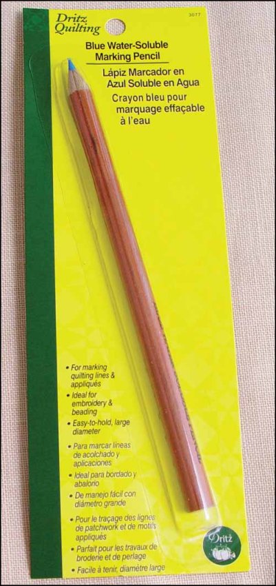 Blue Water-Soluble Marking Pencil | Pyrm-Dritz