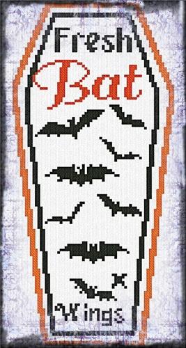 HALLOWEEN LABEL - BAT WINGS | ALESSANDRA ADELAIDE NEEDLEWORKS