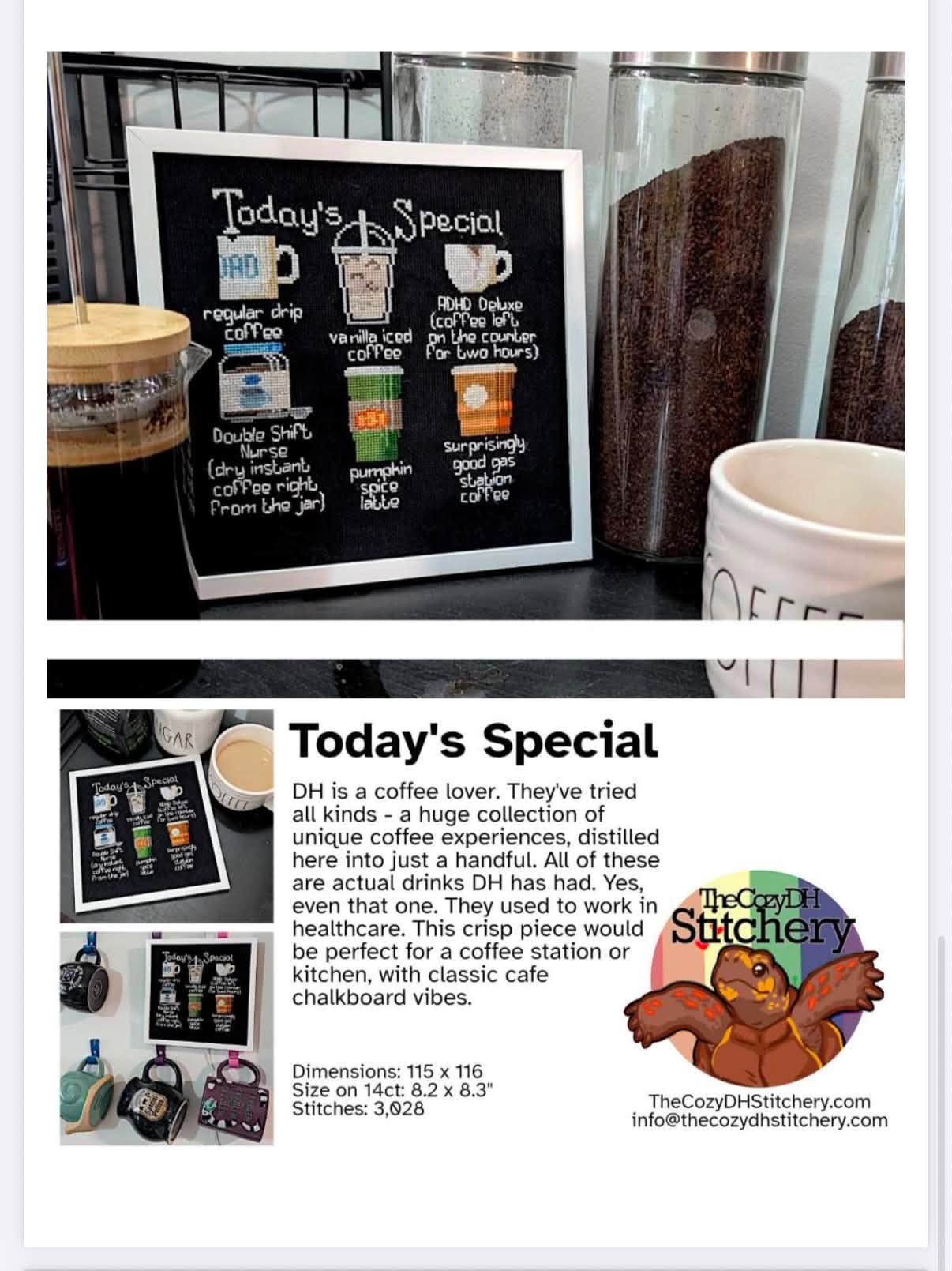 Today's Special | The Cozy DH Stitchery