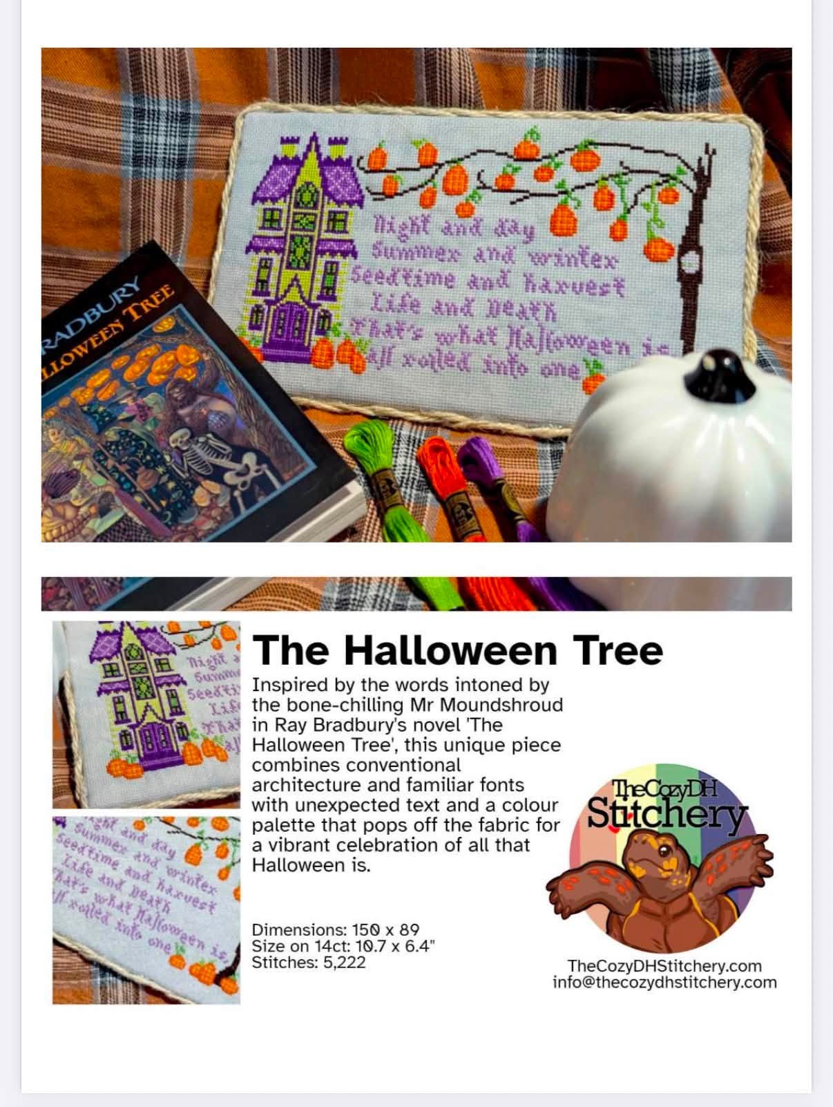 The Halloween Tree | The Cozy DH Stitchery