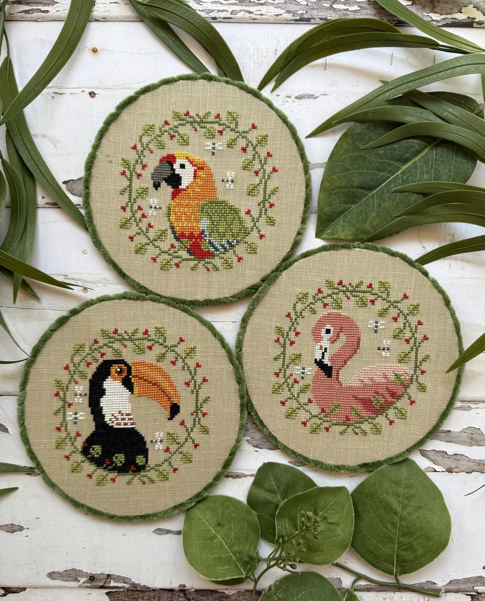 Tropical Birds Trio | Puntini Puntini