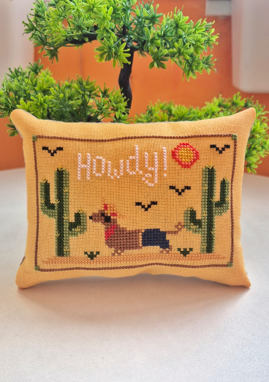 Howdy! | Cute Embroidery by Kate