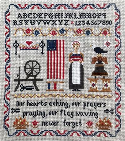 Betsy Ross Sampler | Twin Peak Primitives