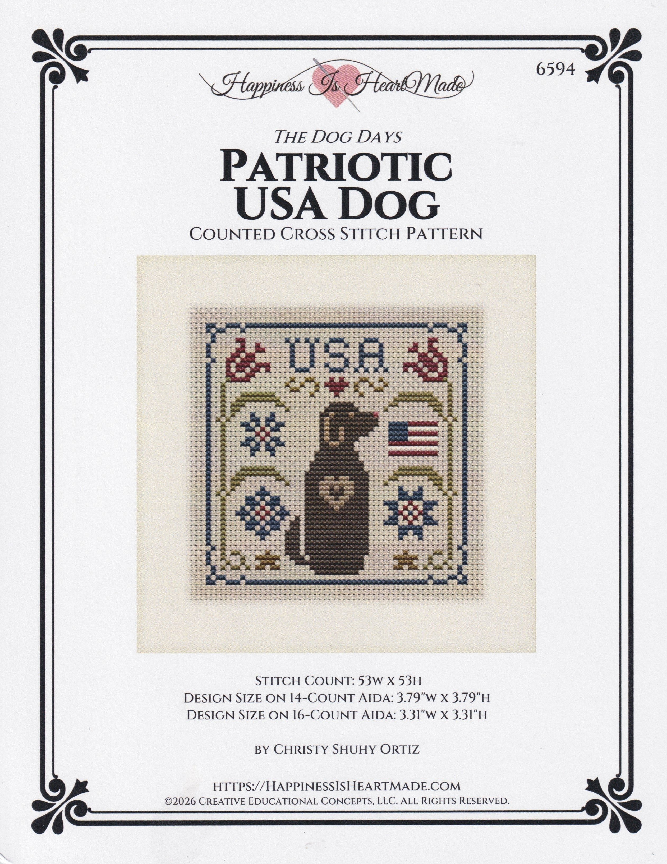 Dog Days: Liberty Dog - Patriotic | Happiness is HeartMade