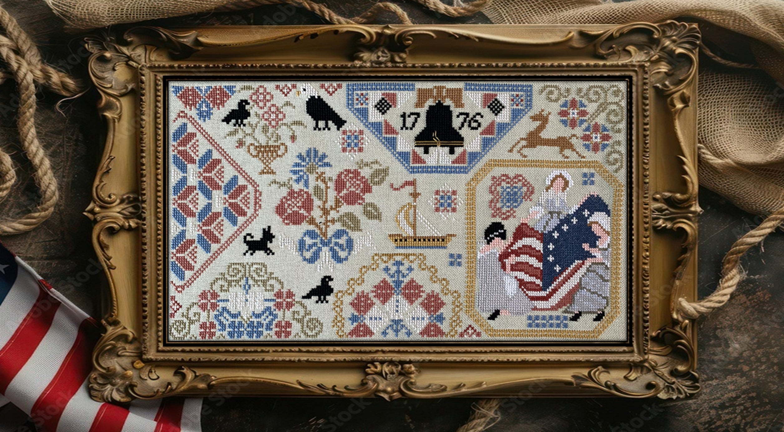 Betsy Ross Quaker (#875) | Twin Peak Primitives