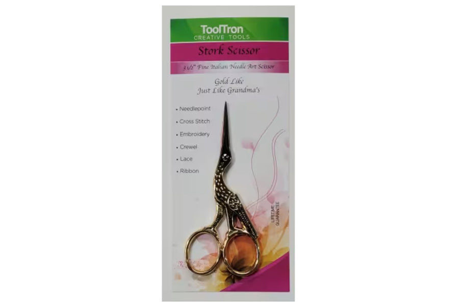 Stork Embroidery Scissor 3-1/2" | ToolTron