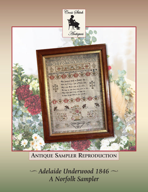 Adelaide Underwood 1846 | Cross Stitch Antiques