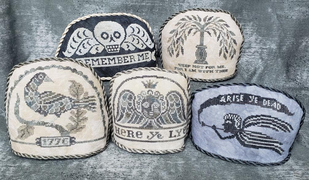 Arise Ye Dead - Colonial Tombstone Motifs (MARKET EXCLUSIVE) | Siren Stitchworks