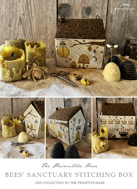 Bee's Sanctuary Stitching Box | The Primitive Hare
