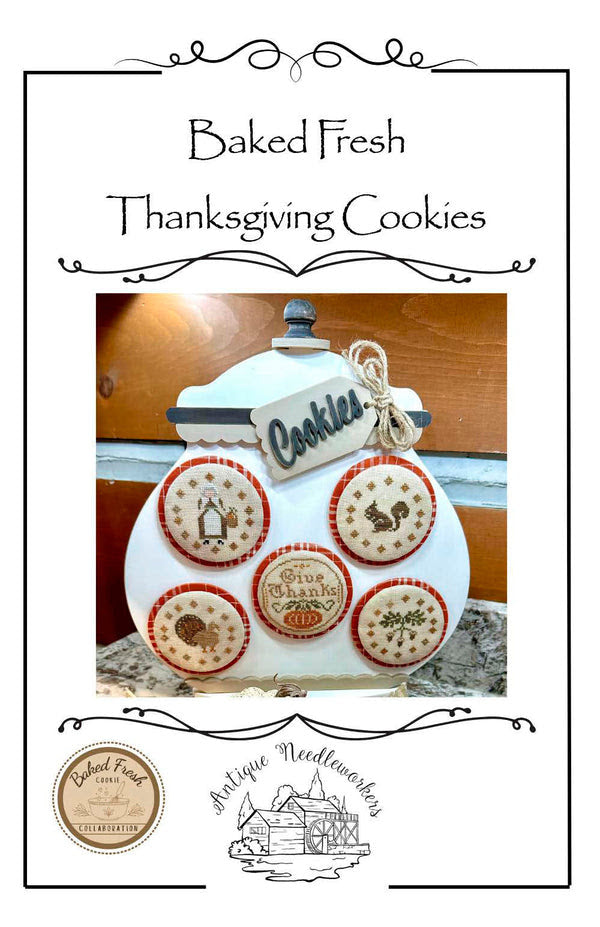 Baked Fresh Thanksgiving Cookies | Antique Needleworkers