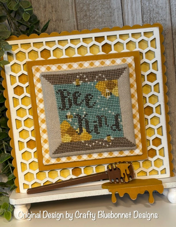Bee Kind Spool | Crafty Blue Bonnet Designs