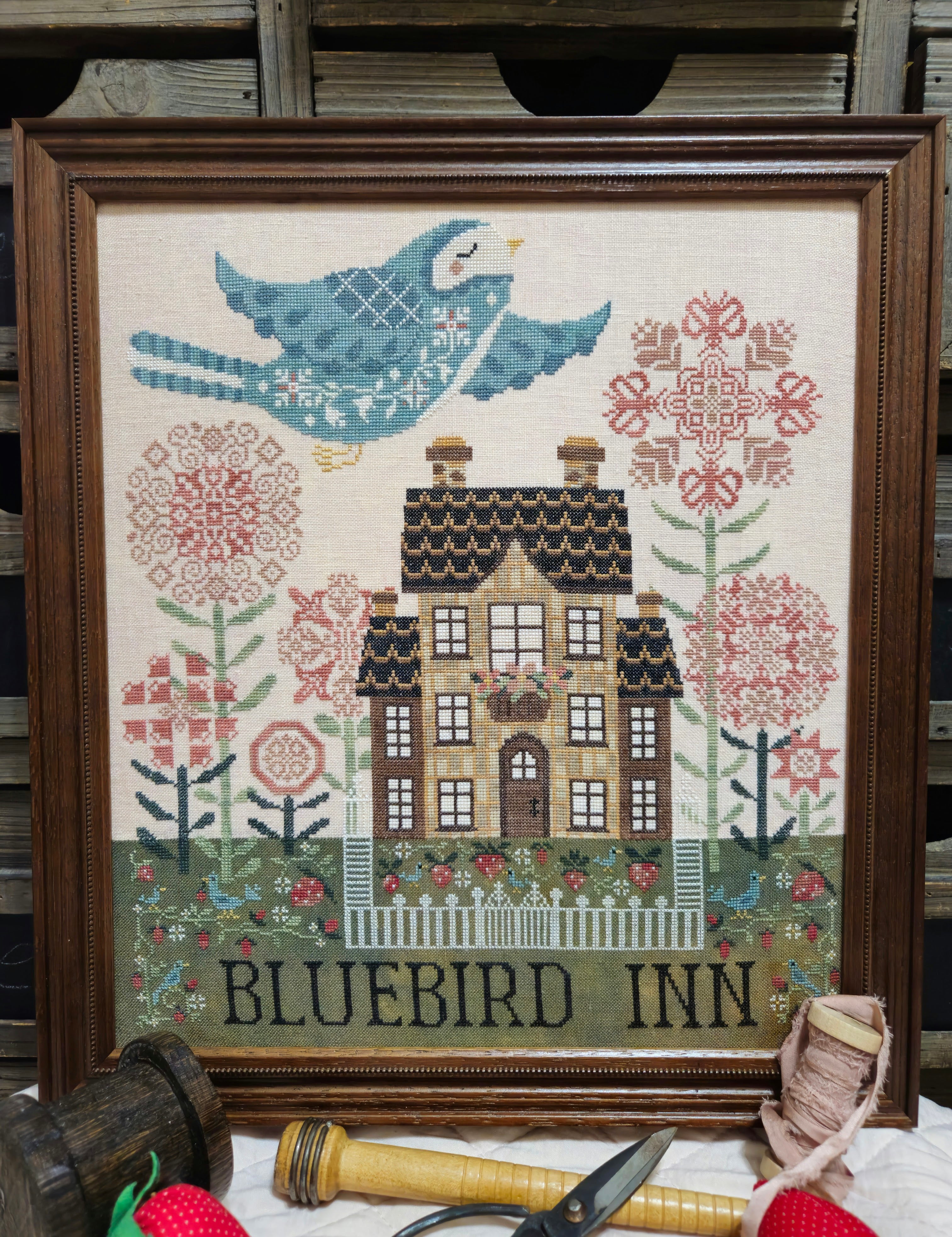 Bluebird Inn | Quaint Rose Needlearts