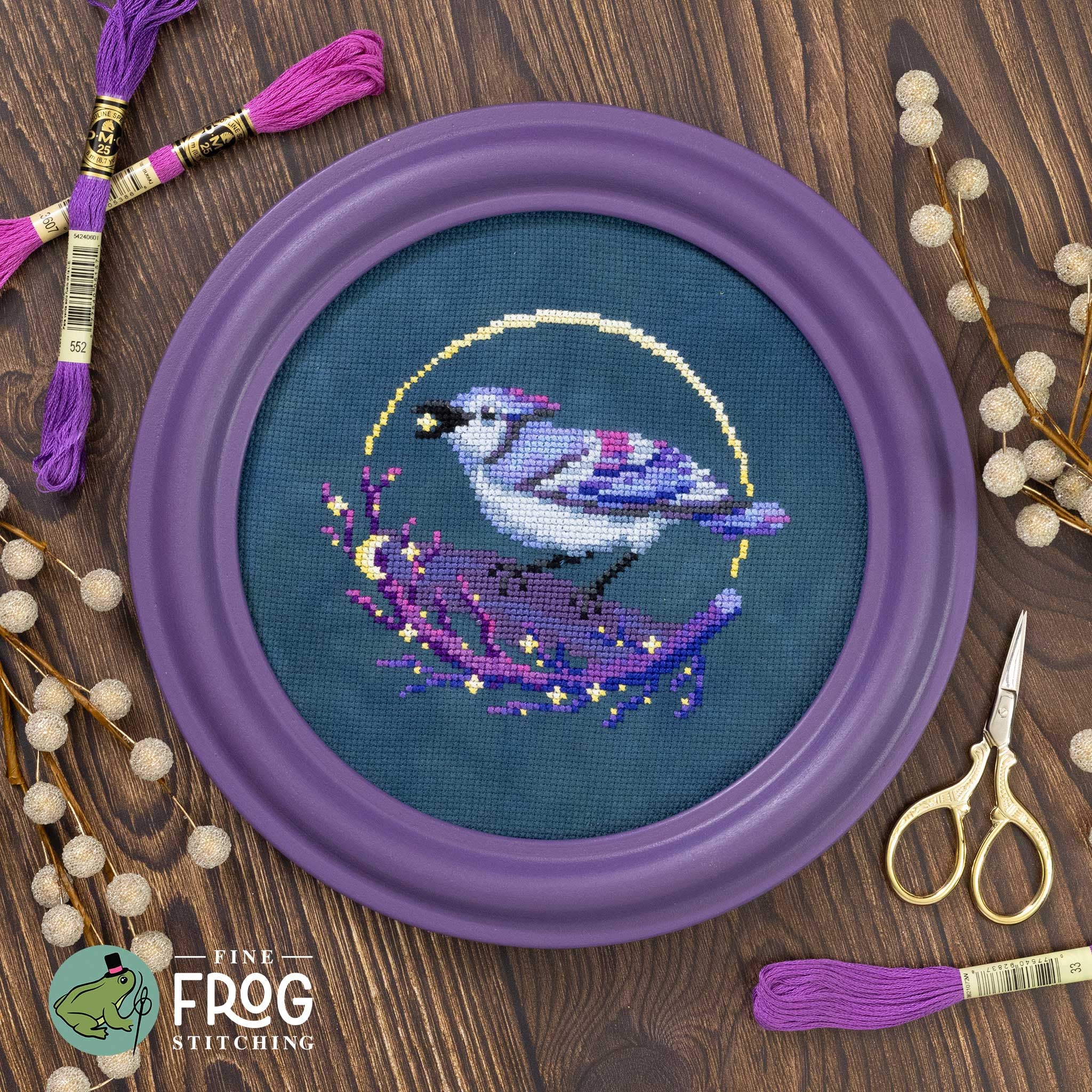 Bluejay Star-Picker | Fine Frog Stitching