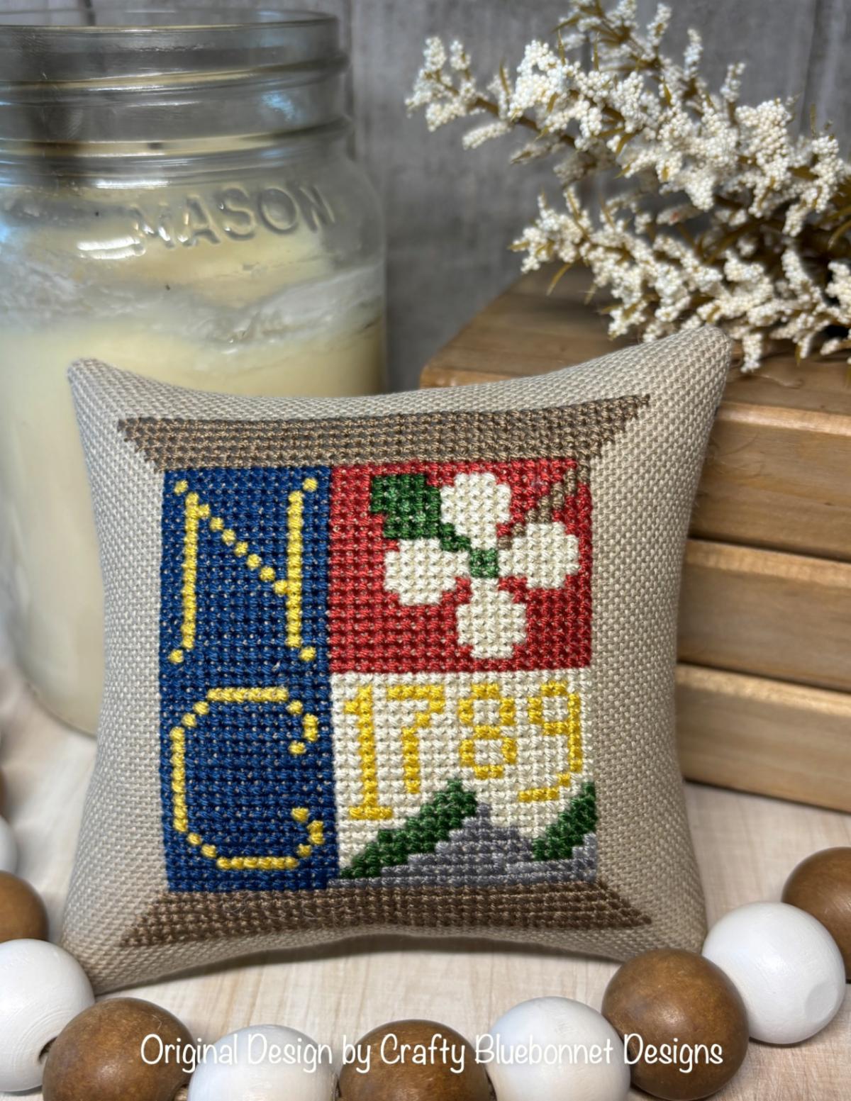 North Carolina State Spool | Crafty Bluebonnet Designs