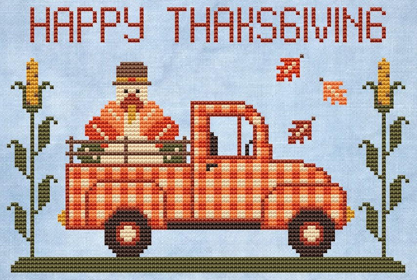 Happy Thanksgiving | Cute Embroidery by Kate