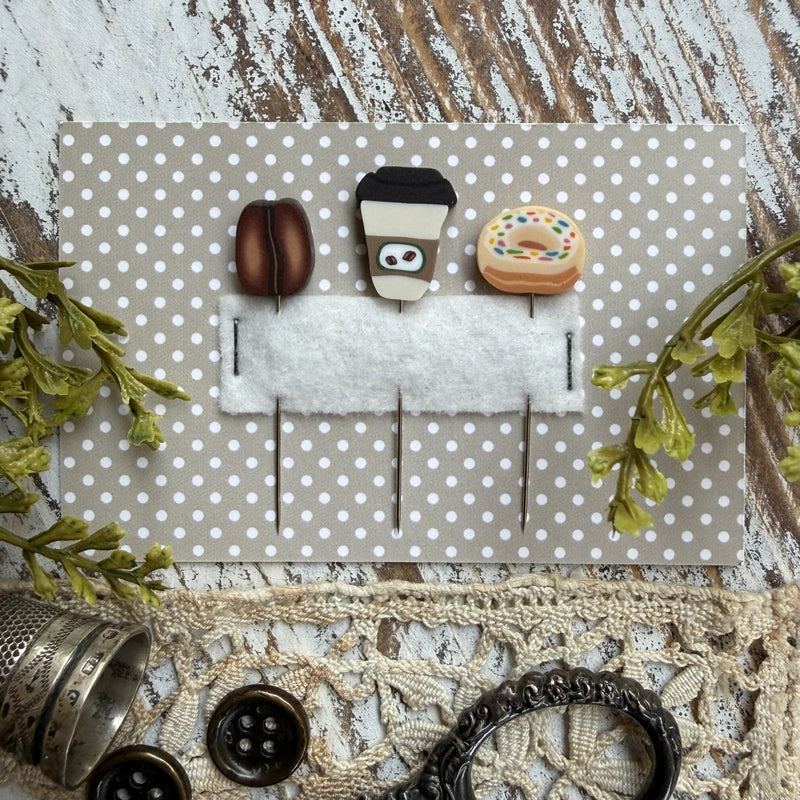 Coffee pin set | puntinipuntini