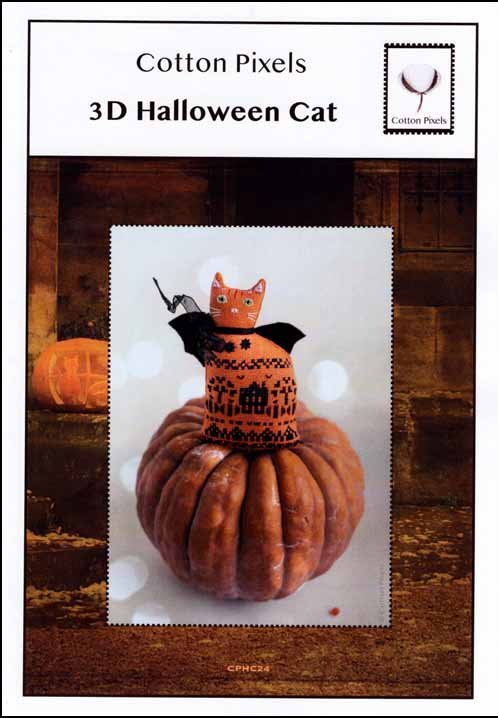 3D Halloween Cat (#887) | Cotton Pixels