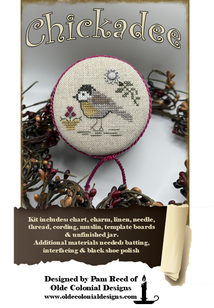Chickadee Round Box Kit | Olde Colonial Designs