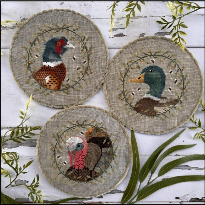 Colorful Birds Trio | PuntiniPuntini