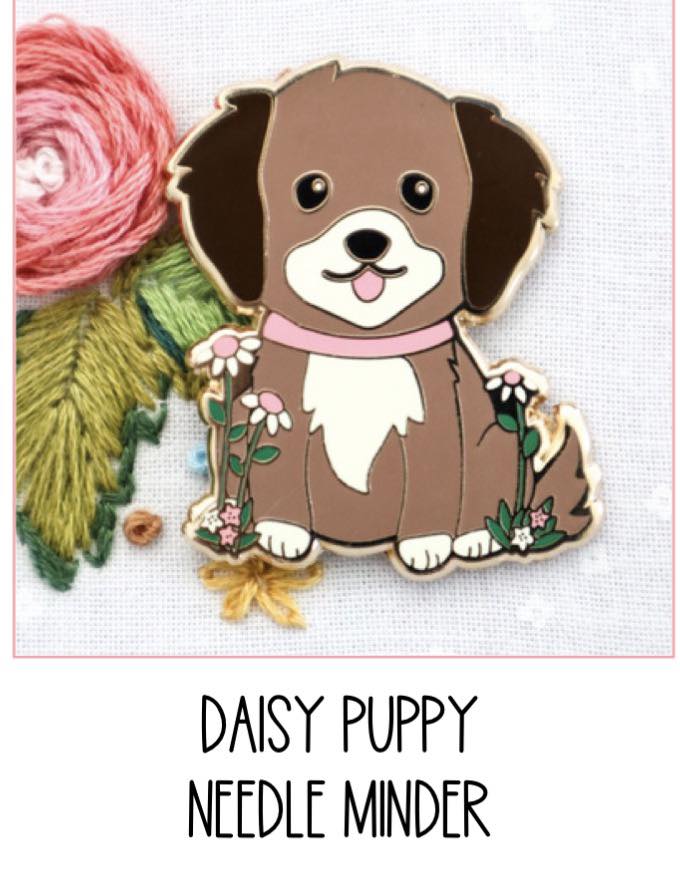 Daisy Puppy Needle Minder | Flamingo Toes