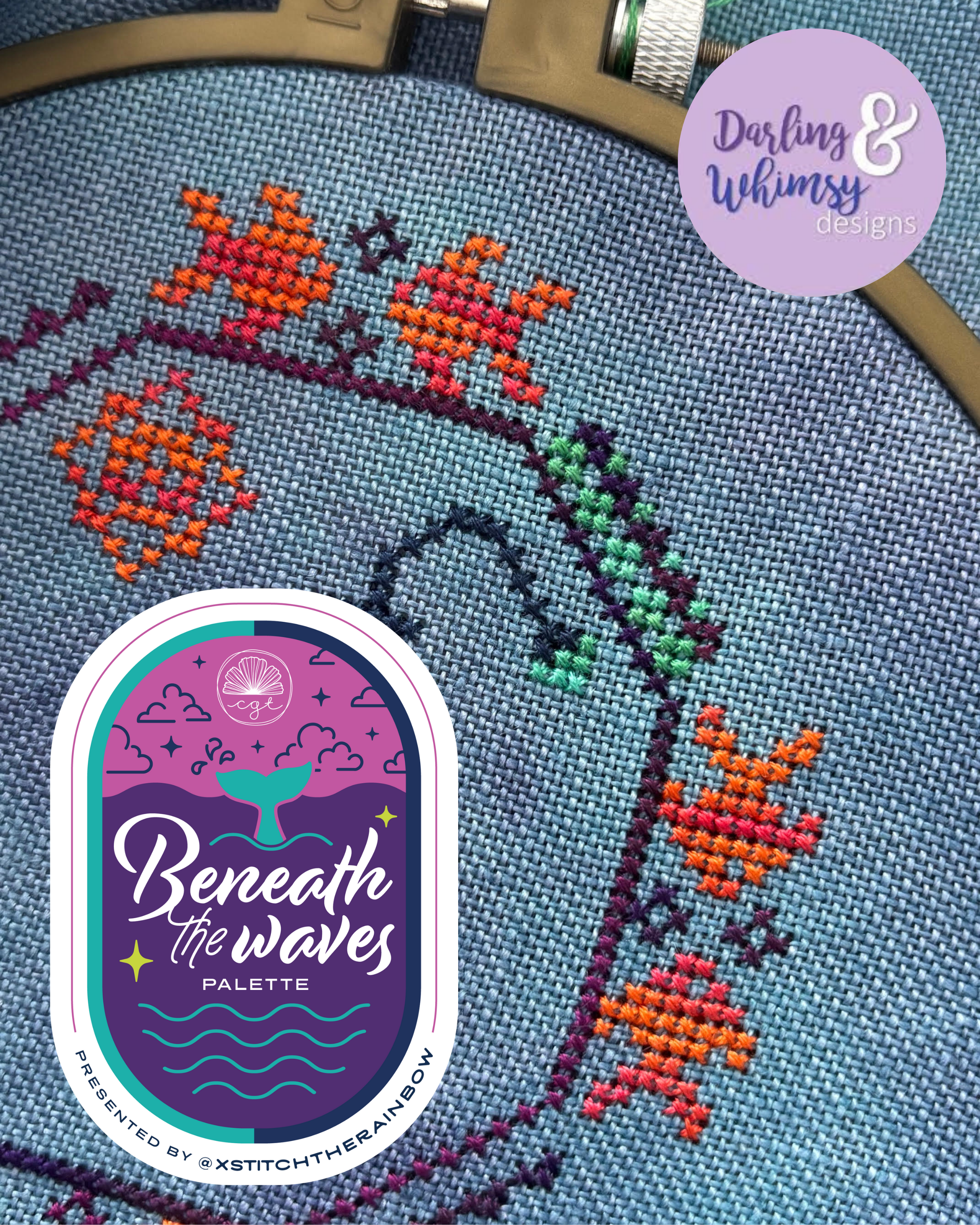 Quirky Quaker Anglerfish | Darling & Whimsy Designs (via Stitchy Prose)
