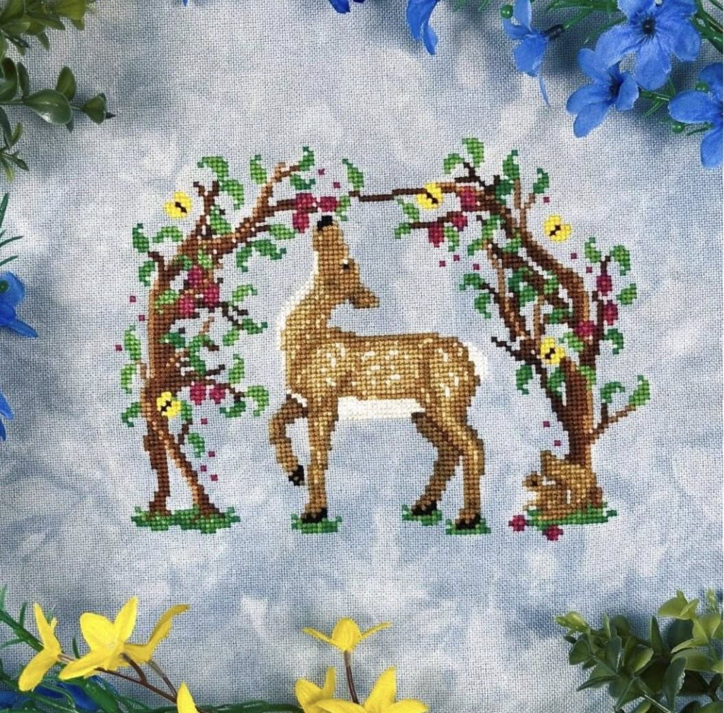 Deer in the Brambles | The Stitch Crypt