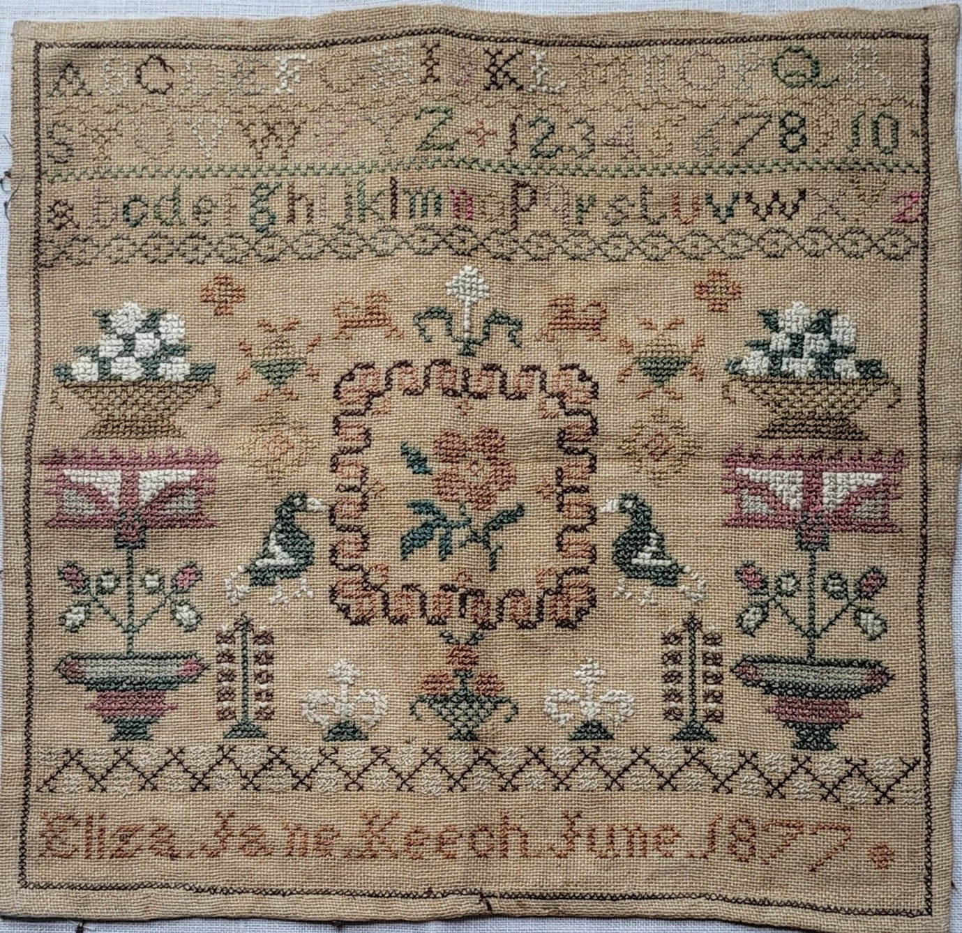 Eliza Jane Keech 1877 | Crowsfeetstitching
