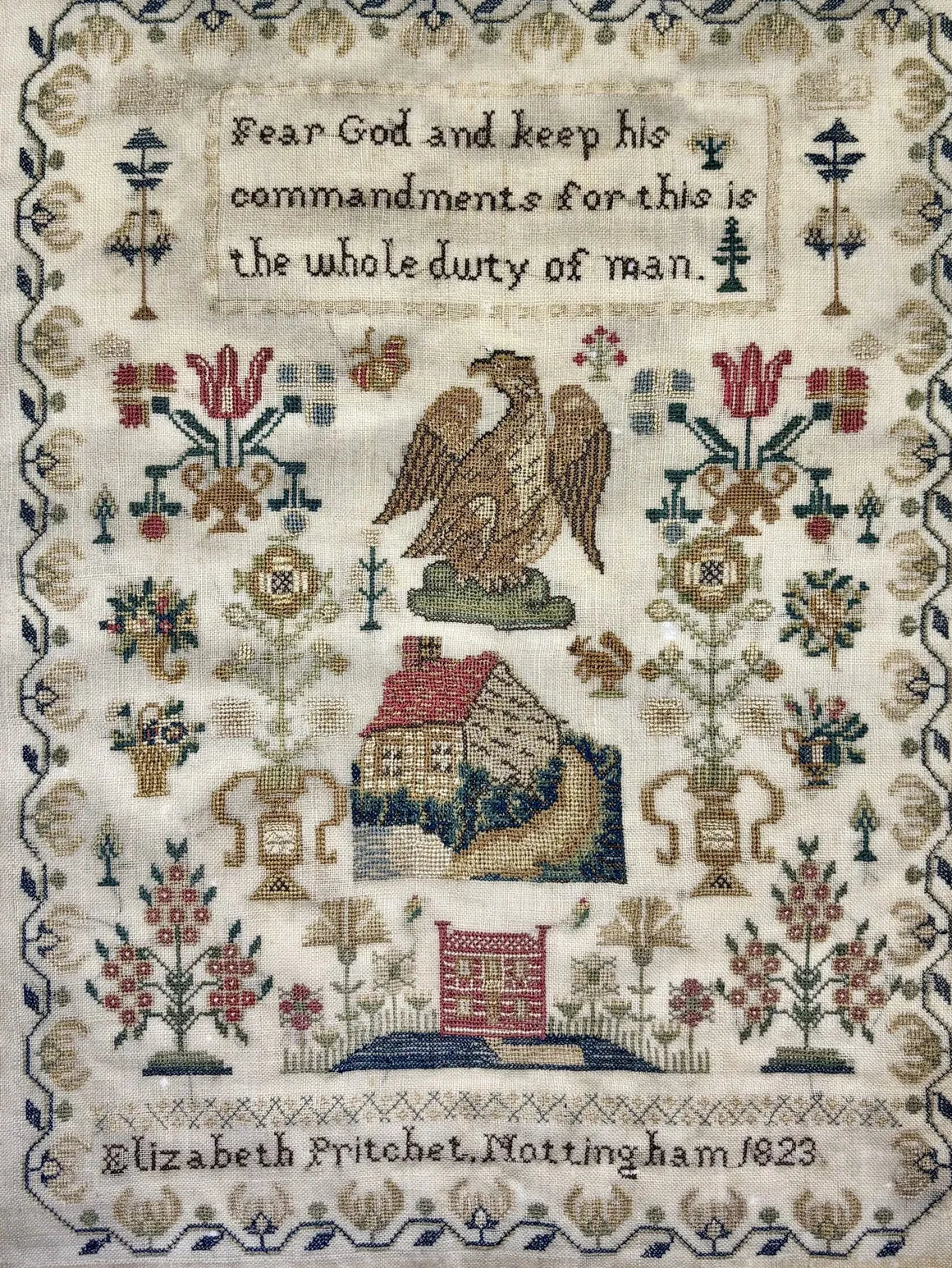 Elizabeth Pritchet 1823 | Needlemade Designs