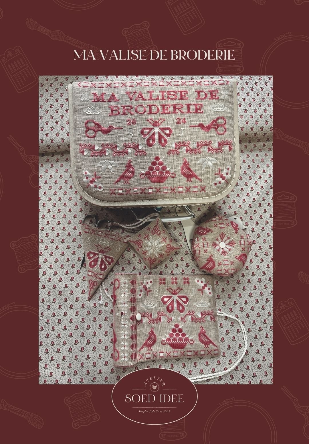 Ma Valise de Broderie | Atelier Soed Idee