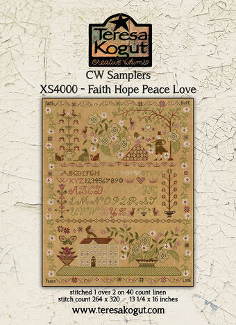 Faith Hope Peace Love | Teresa Kogut