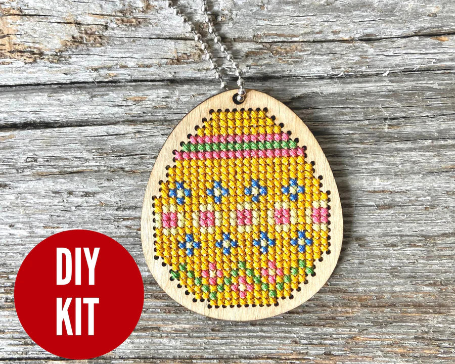 Fancy Easter Egg Key Chain Kit  | Canadian Stitchery