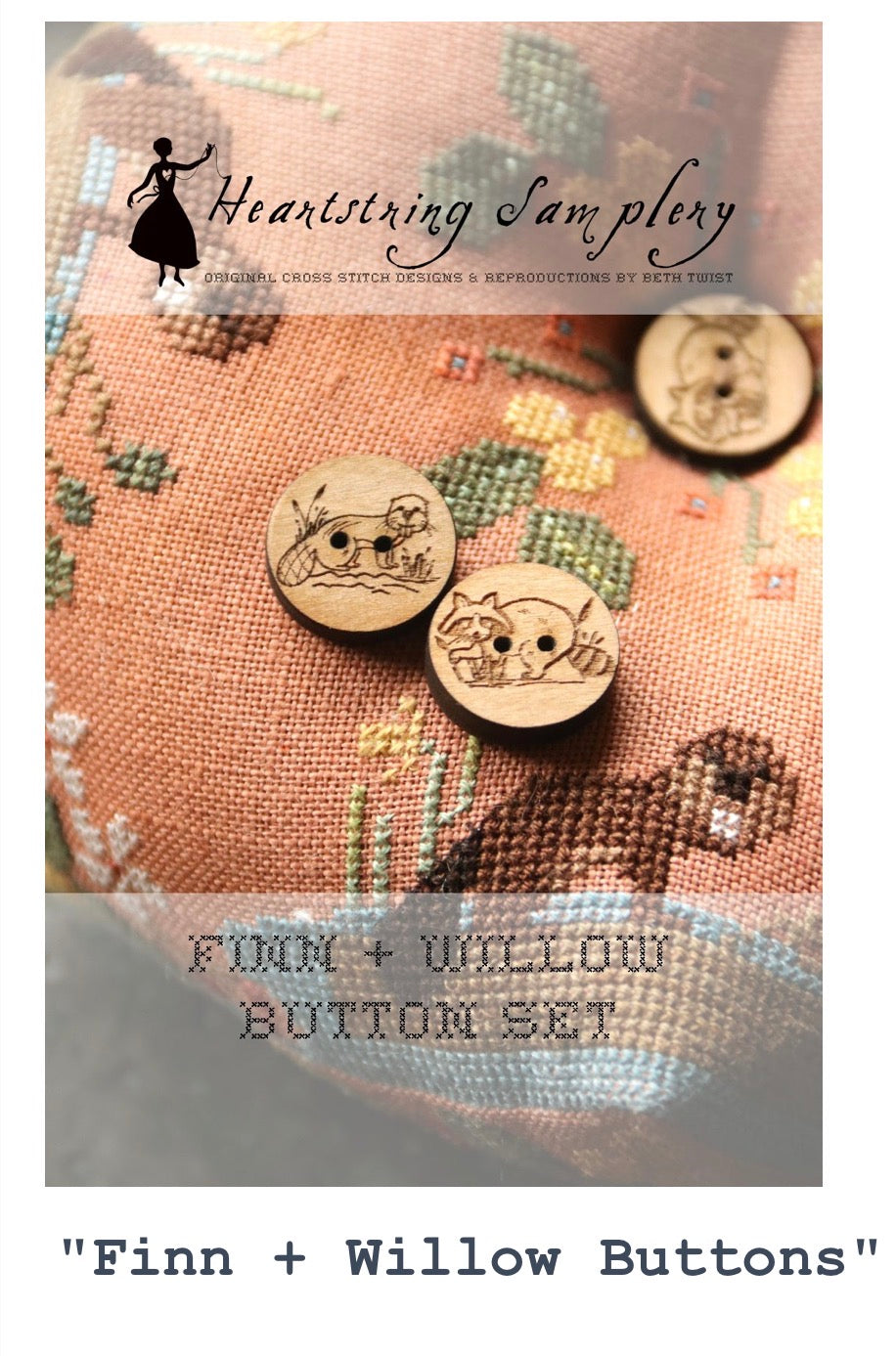 Finn & Willow Button Set | Heartstring Samplery