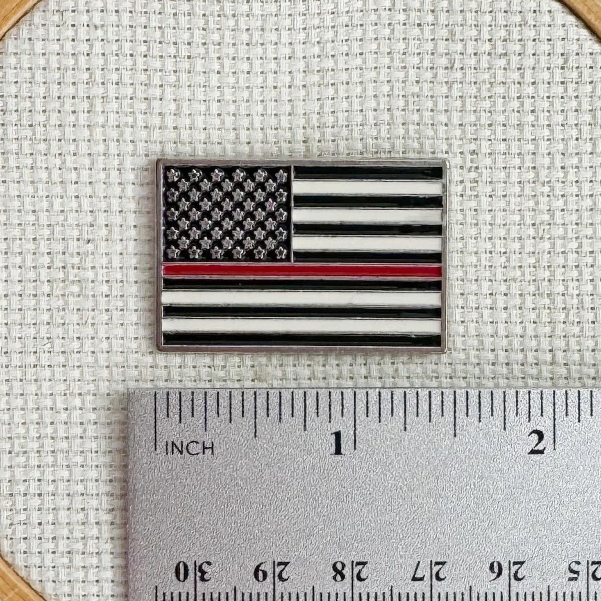 Fire Fighter Enamel Needle Minder | StewArt Stitches