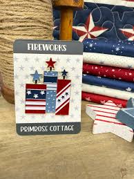 Fireworks Needle Minder | Primrose Cottage Stitches