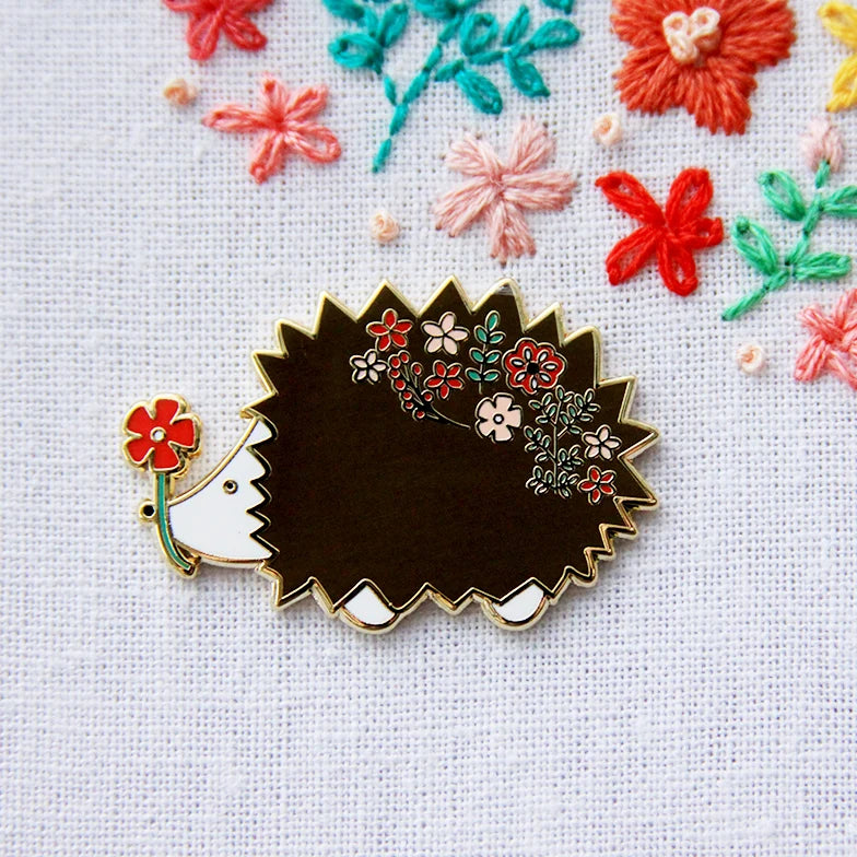 Floral Hedgehog Magnetic Needle Minder | Flamingo Toes